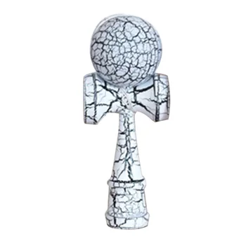 

Skillful Crack Paint Juggling Ball Japaese Traditional Balance Wooden Toy Wooden Toys Hand Eye Coordination Durable 18.5cm Gifts