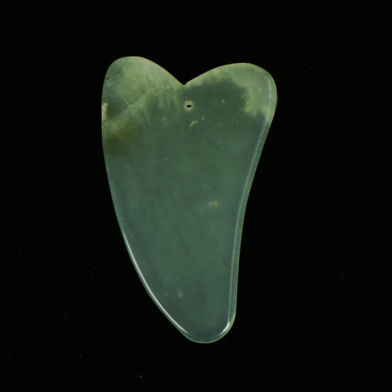 1PCS Traditional Jade Guasha Board Scraping Tool SPA Body Scraper Massager Beauty Health Care Tools