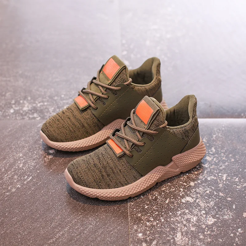 

Kids Shoes Sneakers Mesh Knitted Colorful Jelly Bottom Children Sneakers For Girls Tennis Breathable Boys Sport Shoes Footwear