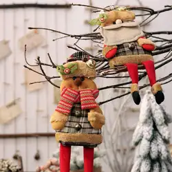 Рождественские проверенные украшения для одежды широкий спектр применения модные маленькие куклы кулон креативный фестиваль мультфильм