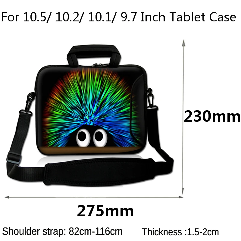 Для Asus ZenPad/ Samsung Tab A 10 1 дюйма чехол для планшета 2 9 7 5 сумка мессенджер портфель iPad