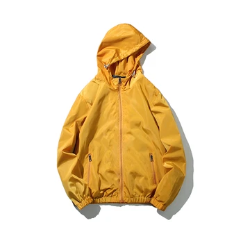 

Autumn New Men's Quick Dry Skin Jackets Women Coats Ultra-Light Casual Windbreaker Waterproof Windproof Basic Brand Clothing