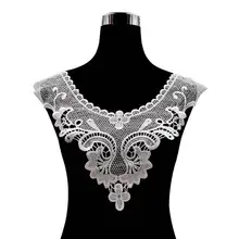 Emboidery воротник для шеи diy поддельные съемные воротники водорастворимые Женская бутоньерка трехмерные кружевные аксессуары