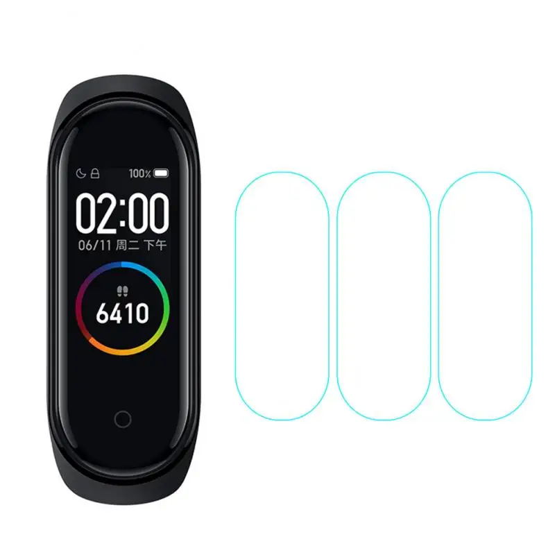 5, 4, 3, 2, 1 шт., для Xiaomi miband 4, закаленная Гидрогелевая пленка, устойчивая к царапинам, защитная пленка, браслет, чехол, пленка