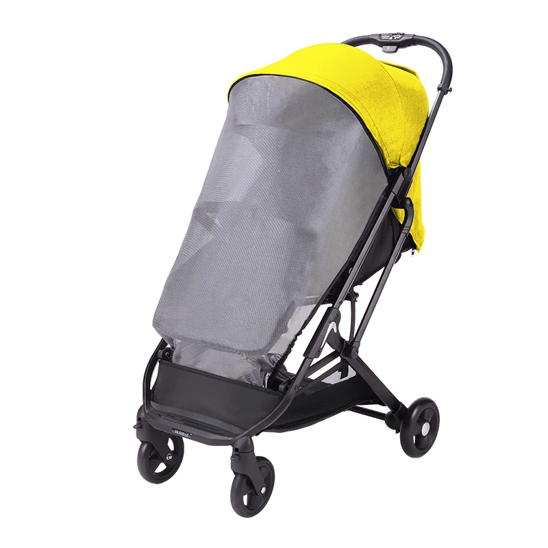 Светильник для детской коляски с 12 подарками, светильник для детской коляски, обновленная детская коляска Yoyaplus для новорожденных - Цвет: Black Frame Yellow