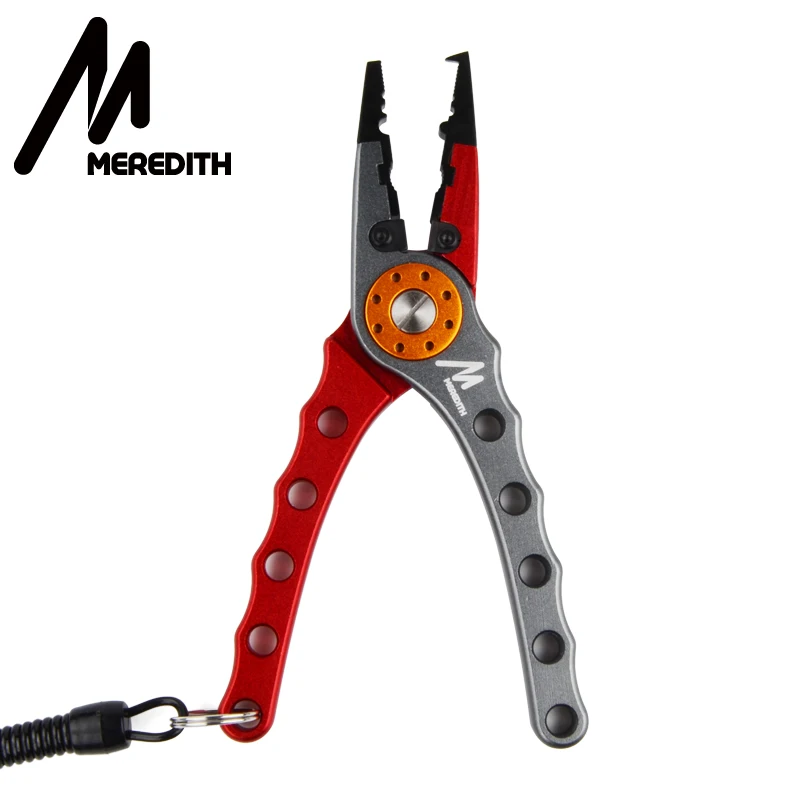 

MEREDITH Multi-Function Stainless Steel Pliers Scissors Fishing Line Cutter Remove the hook Equipment Fishing Tool