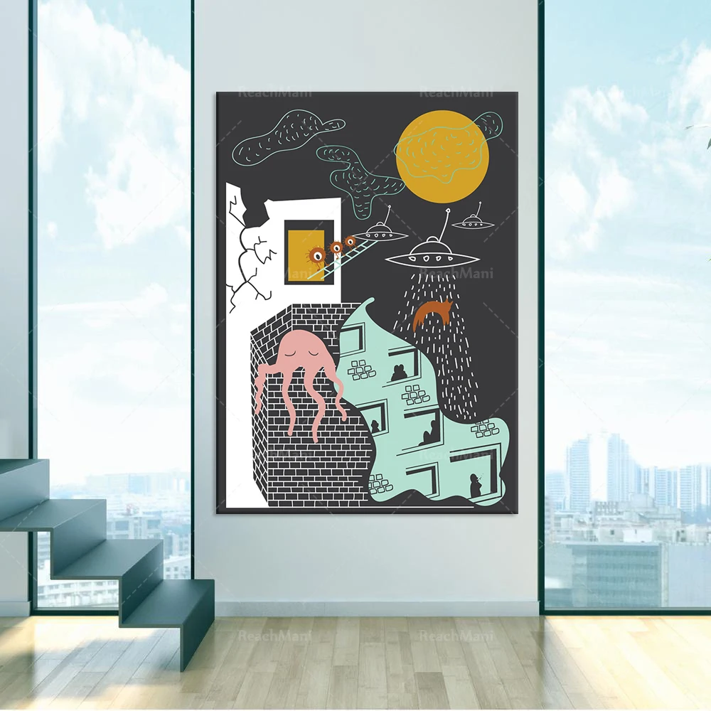 

City posters, wall art, urban decorative prints, modern prints, contemporary art