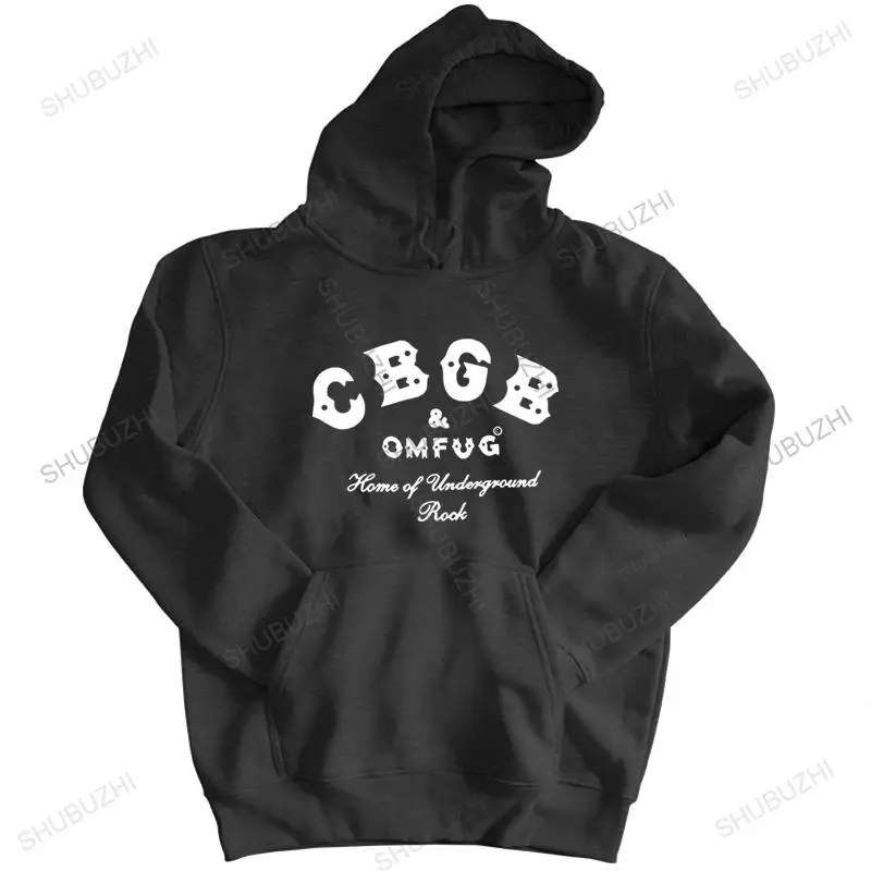 Мужская винтажная толстовка с капюшоном CBGB &amp OMFUG Home of Underground Rock Punk NYC club
