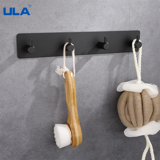 ULA Stainless Steel Holder Hook 3M Sticker Adhesive 1pc Door