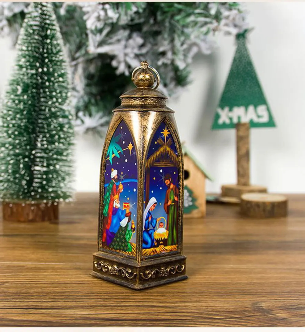 Украшение для рождественской елки, красочный окрашенный арочный светильник, рождественские украшения, рождественские украшения для дома, год C1501 F
