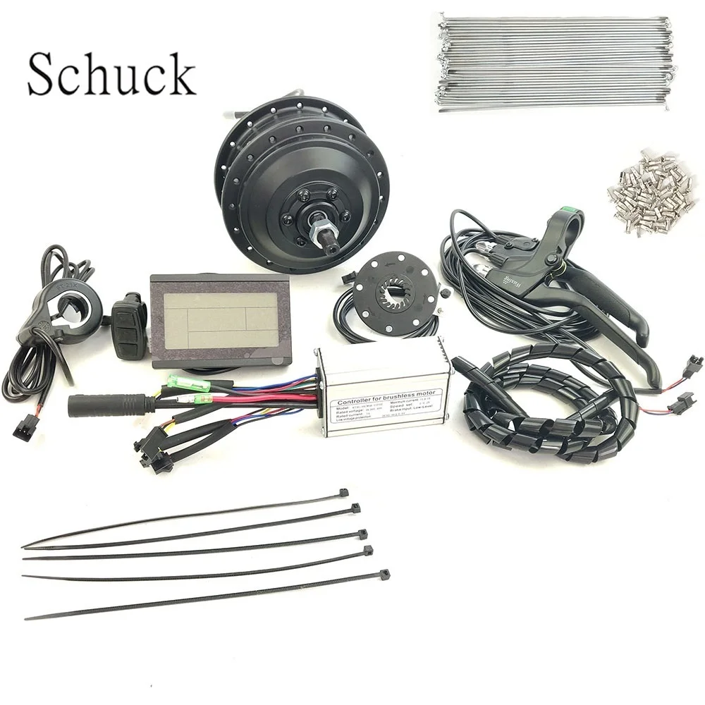 

Schuck front without wheel 36V350W electric bike conversion kit motor controller with KTLCD3 display bicycle accessorie