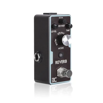 

Digital Reverb Pedal Mini Reverb Guitar Pedals 3 Modes Spring Room Well With Different LED Color Indicating The Mode