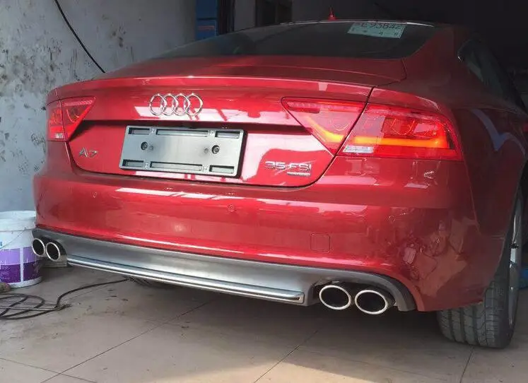 Для Audi A7 S7 обвес спойлер 2009- для Audi A7 RS7 ABS задний спойлер передний бампер диффузор защитные бамперы