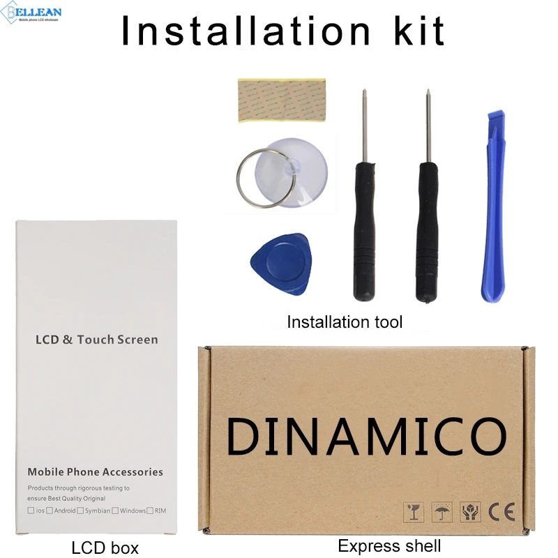 Замена Dinamico Mate7 LCD для Huawei Ascend Mate 7 Дисплей MT7 с сенсорным экраном дигитайзер сборка