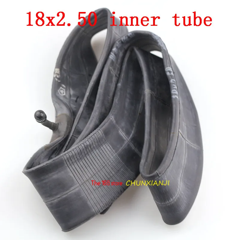 Lightning shipping InnerTube 18X2,50 с изогнутым угловым стержнем клапана подходит для многих газовых электрических скутеров и электровелосипедов 18x2,5 внутренняя трубка