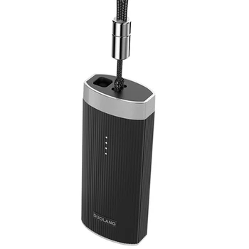 

Portable Wearable Air Purifier, Personal Mini Air Necklace Negative Ion Air Freshener - No Radiation Low Noise Black