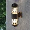 Up and Down Lighting Aluminum E27 Wall Light Outdoor Porch Light Black/Gray Waterproof Garden Wall Lamp 6