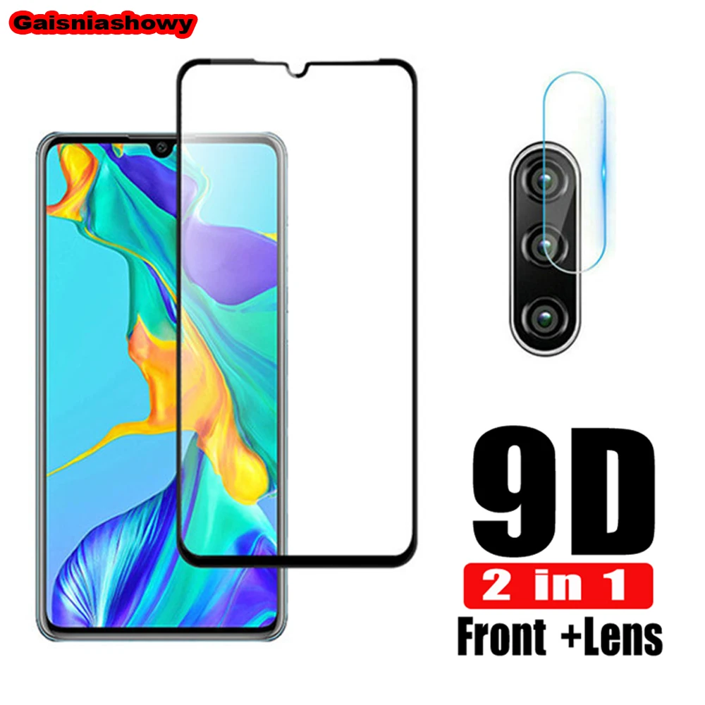 2 в 1 Камера Стекло для huawei P Smart Z закаленное Защитная пленка экрана плюс 2019 экрана|