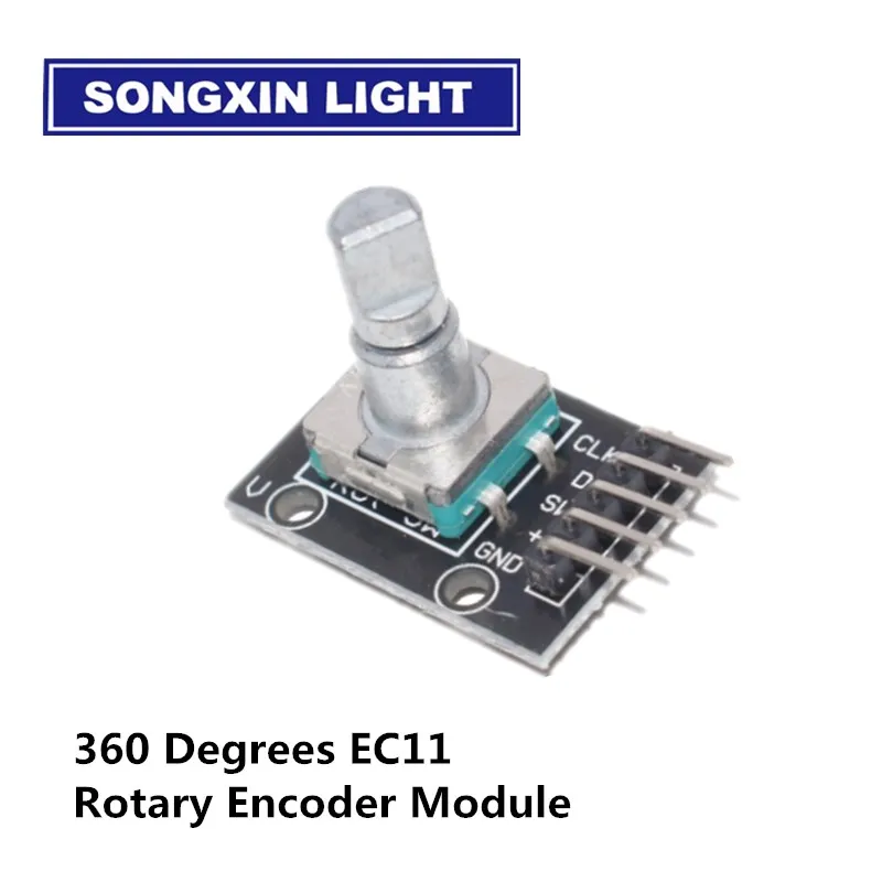 360 Degrees EC11 Rotary Encoder Module For Arduino Brick Sensor Switch ...