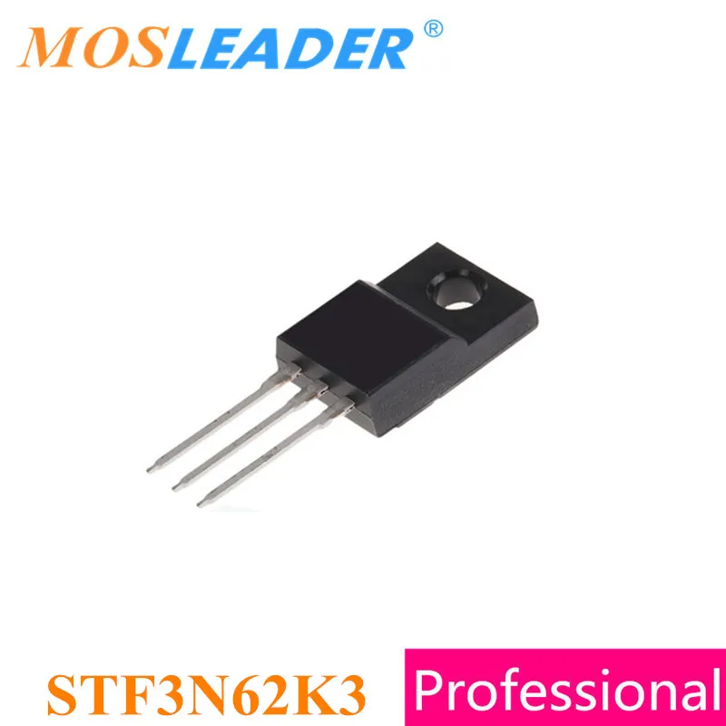 

Mosleader STF3N62K3 3N62K3 TO220F 100 шт. 620 в 2.7A N-Channel Оригинал высокого качества