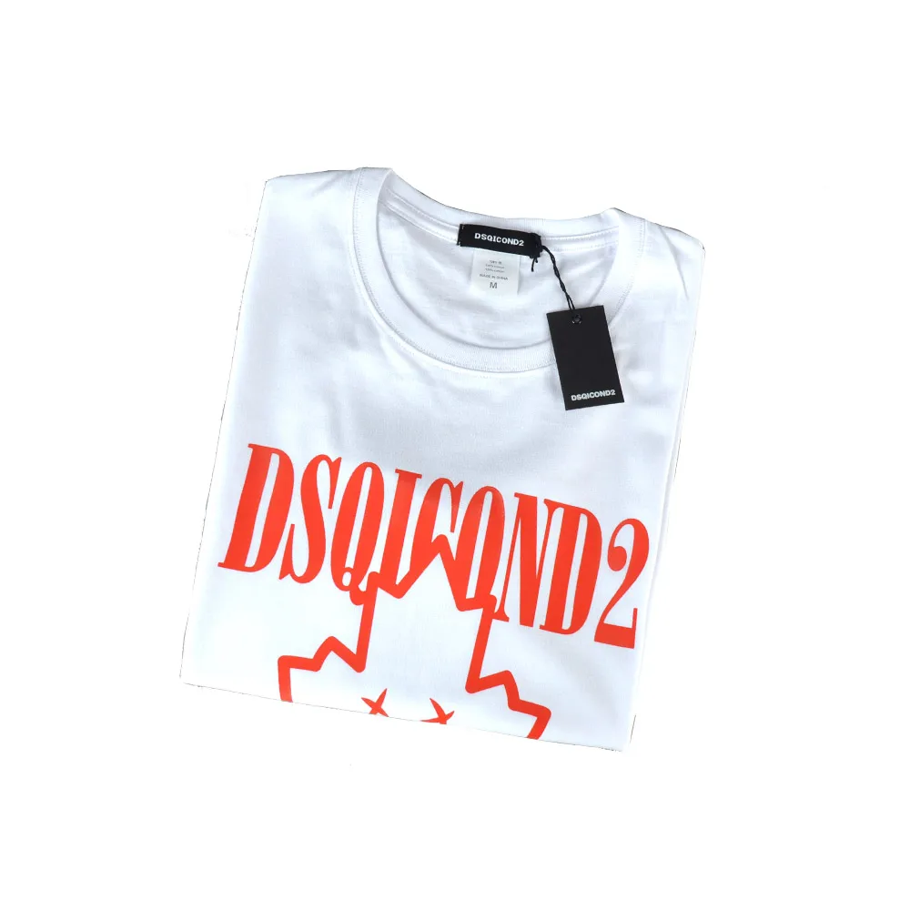 Лучшее качество popualr Роскошная Новая DSQICOND2 футболка popupar значок в продаже хлопок Горячая футболка хлопок Топ мужская мода