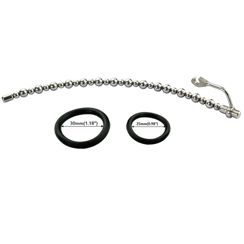 Stainless Steel Urethral Dilators Beads Sounding Rod Penis Plug Sex Toys For Men Cock Rings Penis Insertion Urethal Sound
