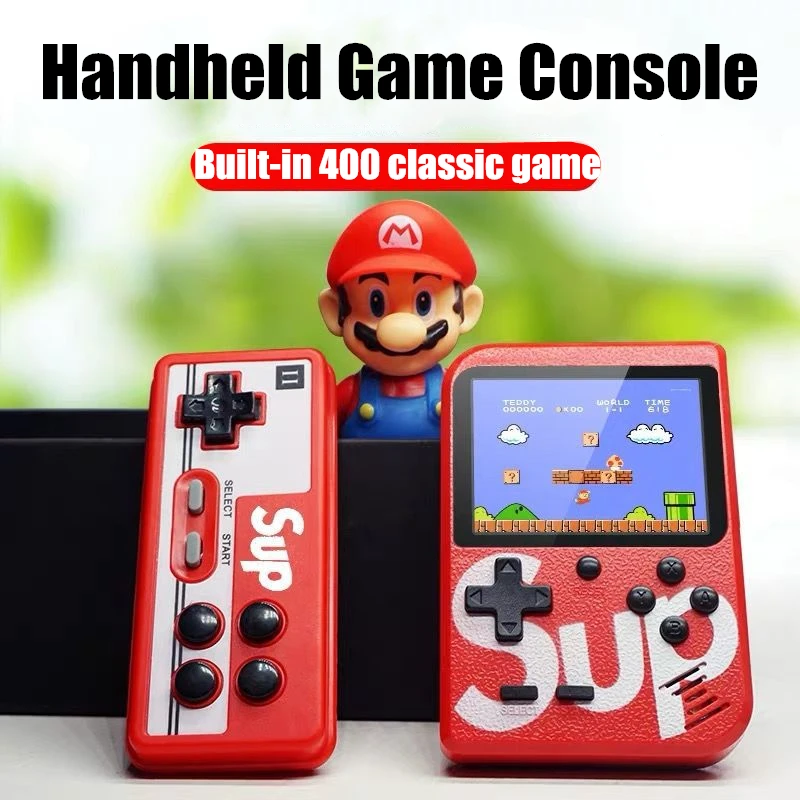

Retro Video Game Portable 8-Bit Mini Handheld Game Console Player 3.0 Inch Color LCD Kids Color Game Player Built-in 400 Games
