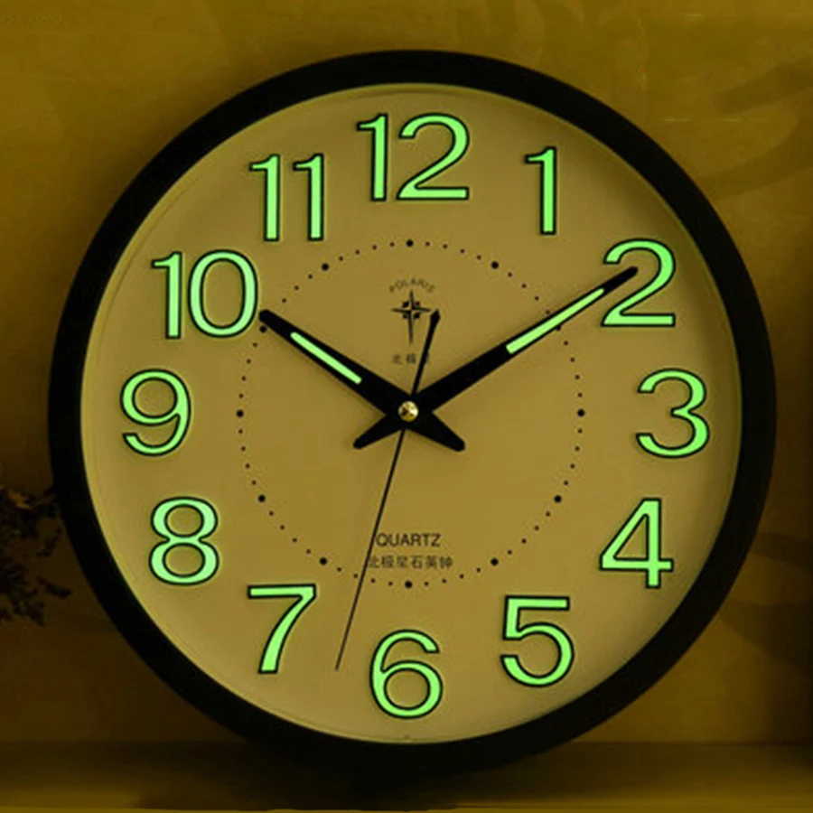 Стеклянные Настенные часы светящиеся reloj de pared винтажные бесшумные цифровые настенные часы современный дизайн Zegar настенные часы для домашнего декора QZE061