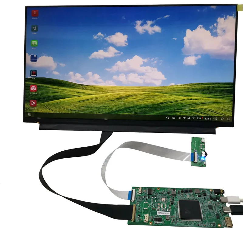 US $125.44 133Inch Display Kit Module 4K LCD Screen 3840X2160 TYPEC Screen Display HDMI TYPEC Interface 5V Power Supply