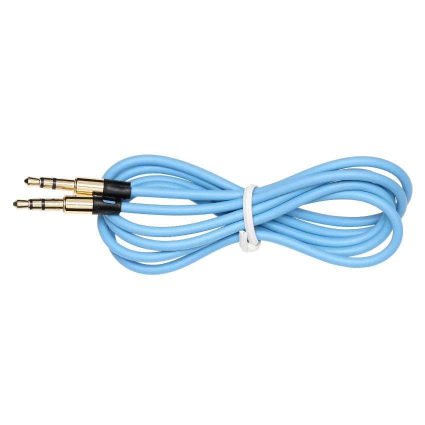 3 5mm Male to Male Audio Cable Jack Aux Cable For iPhone For Samsung Car MP3 4 Headphone Mobile Phone Speaker Aux Cord 100pcs