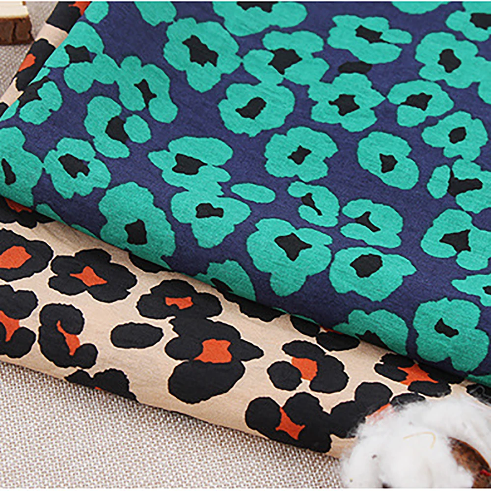 Lychee Life 50x145 см Ткань с цветочным принтом модные красочные ткани Ручное шитье для поделок одежда поставки украшения