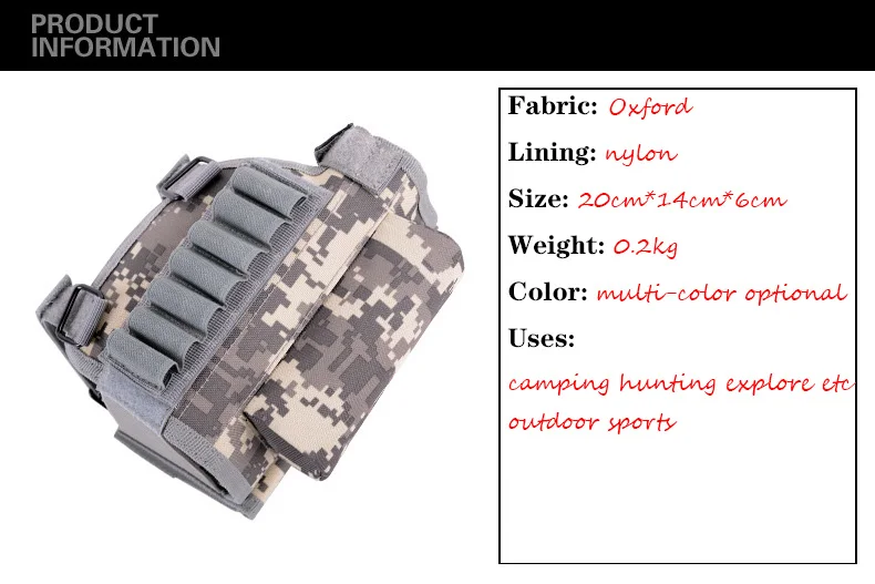 Тактическая Сумка для пули, регулируемая тактическая переностактическая портативная прикладочная винтовка для щек, сумка для отдыха, держатель, упаковка, AK M4, чехол для полевой бомбы