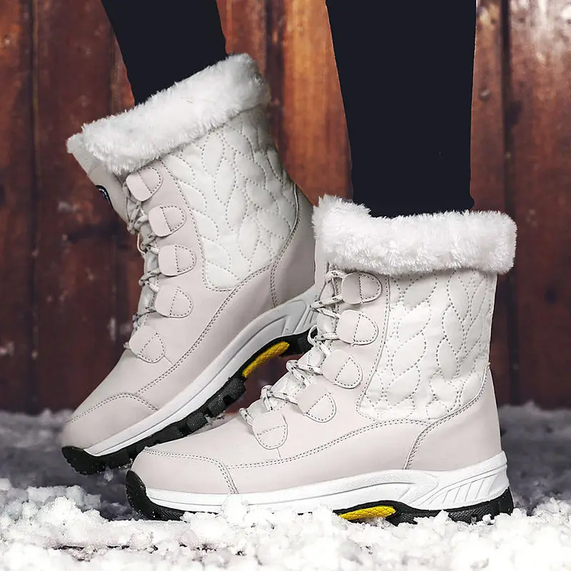 Winter Boots Shoes Woman Sneakers Snow Boots For Women thigh high boots Waterproof Ladies Snow Boots Warm Plush Shoes Footwear