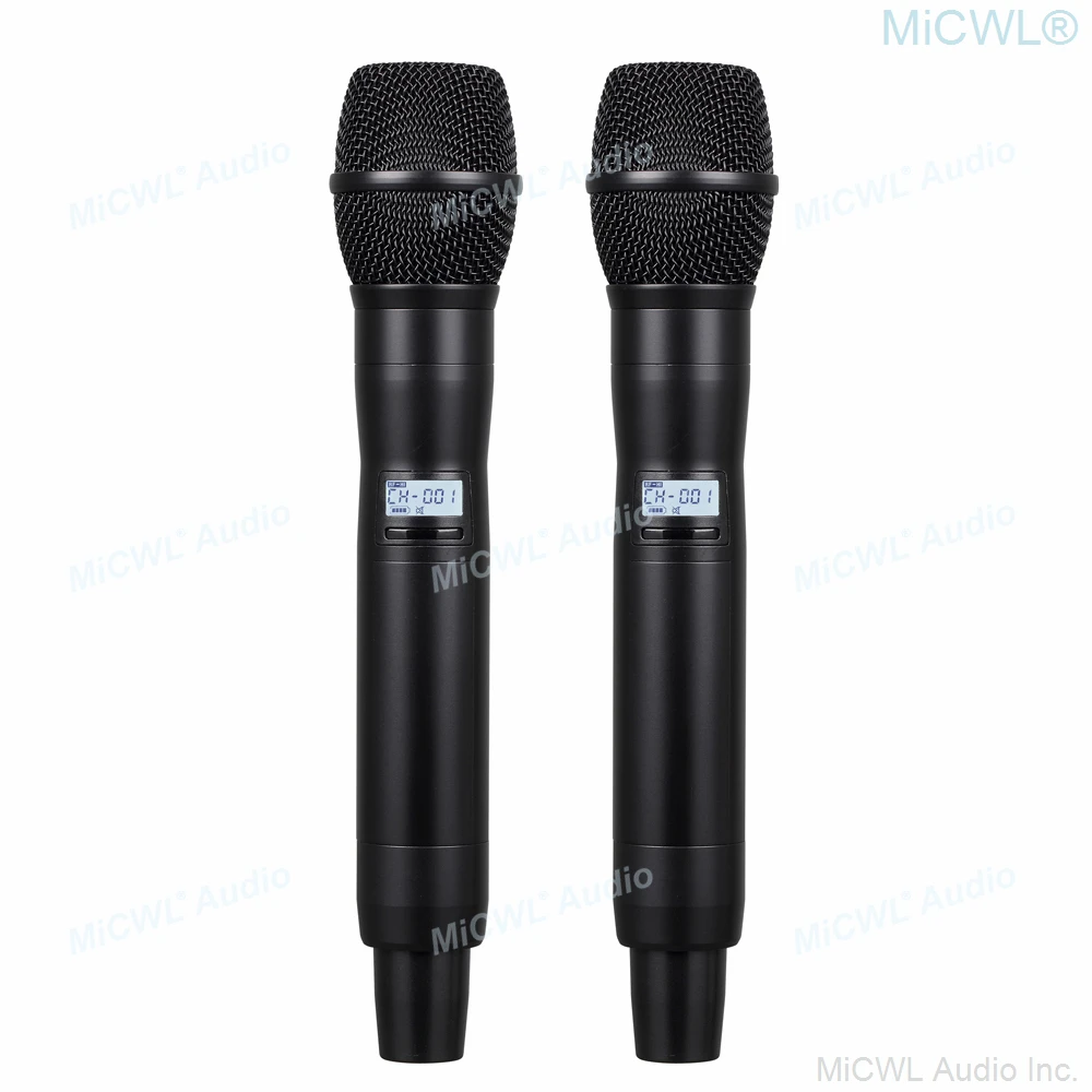 Micro HF Shure UR4D + 2 UR2 (SM58) 