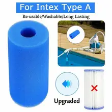 

Washable Reusable Spa Swimming Pool Sponge Filter Cartridge for Intex Type A Swimming Pool Sponge Filter Cartridge for Intex Typ