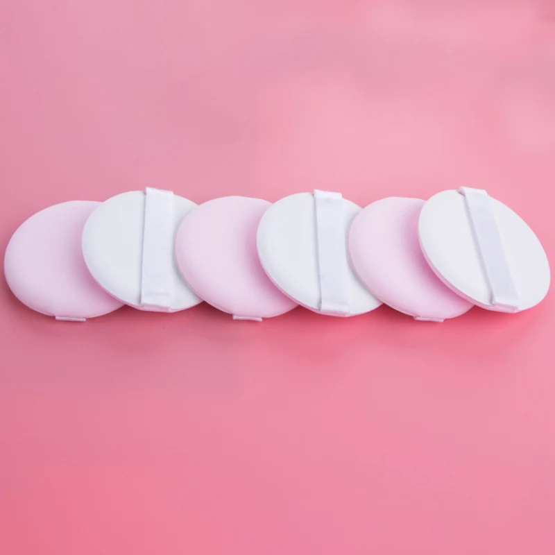6Pcs/Set Air Cushion Sponge Puff Round Shaped Makeup Dry Wet Dual Use Concealer Liquid Foundation BB/CC Cream Make up puffs