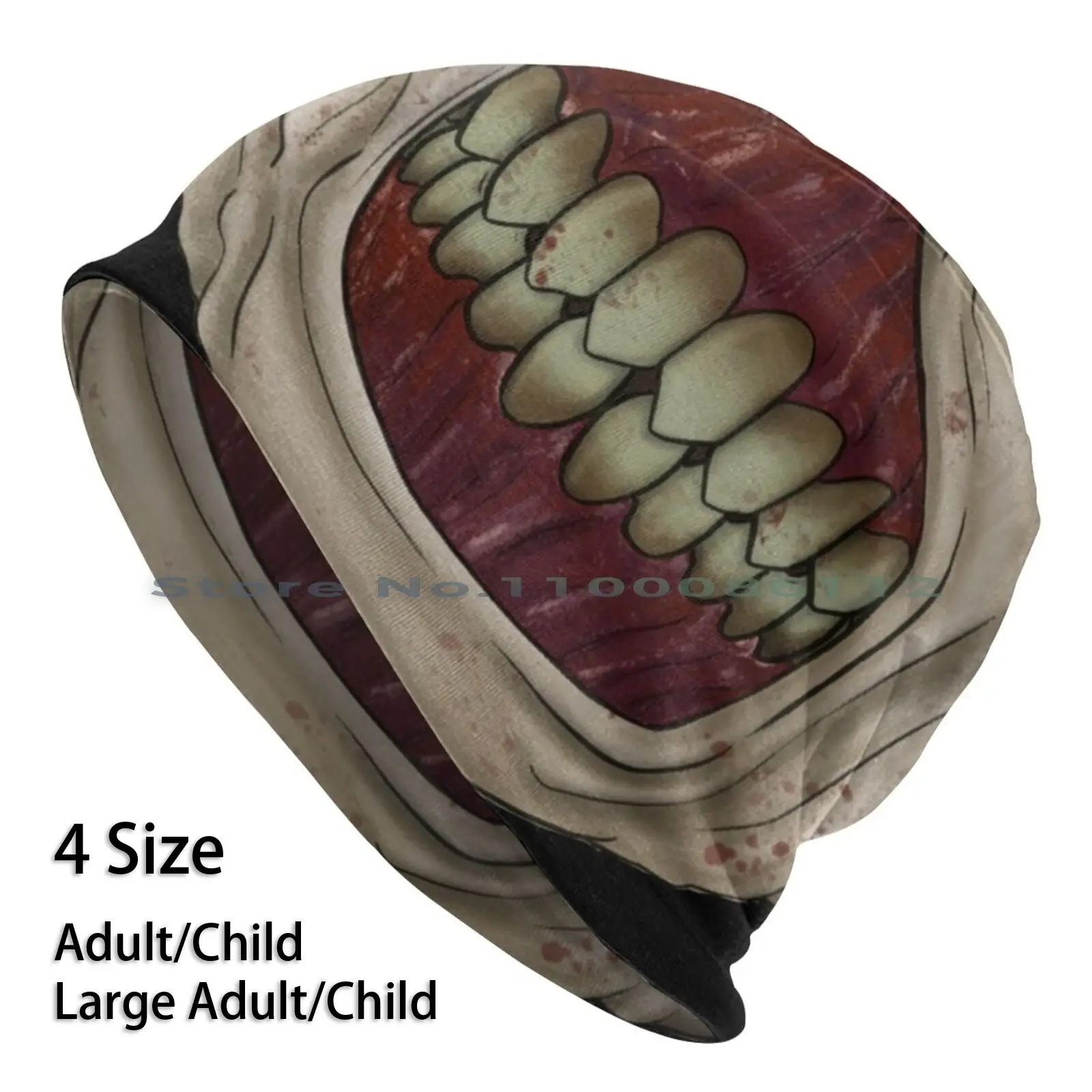 "Staaaaars"-Berretti Nemesi Cappello Lavorato A Maglia 3 Maschere Maschere Nemesi Rischio Biologico 3 Denti Di Zombie Mutanti Videogiochi Cappello Lav