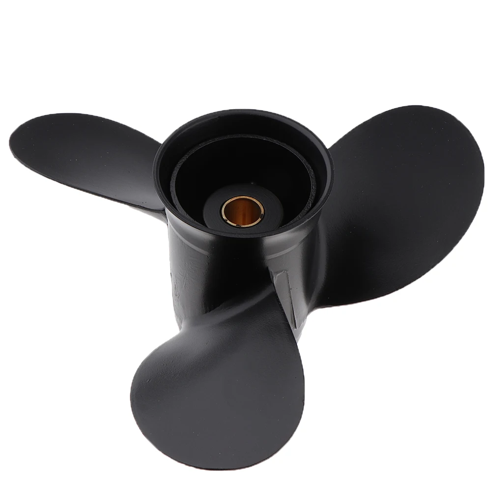 Black Boat Engine Propeller 8.5 X 9 for Tohatsu 2 & 4 STROKE 6 HP 8 HP 9.8 HP Black Boat Engine Propeller 8.5 X 9 for Tohatsu 2 & 4 STROKE 6 HP 8 HP 9.8 HP