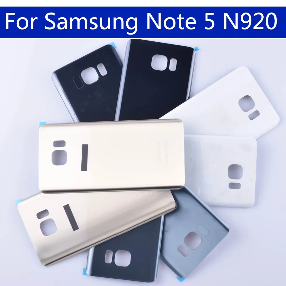 Note5 для samsung Galaxy Note 5 N920 N920F корпус крышка батареи задняя крышка чехол Задняя Дверь Корпус Корпуса