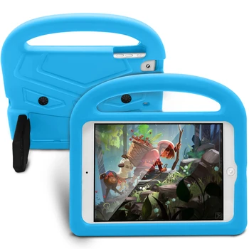 

Cute Cartoon KidCover for IPad 9.7 2017 2018 Mini Case for IPad Pro 9.7 Tablet Soft Silicon EVA Stand Funda Case for Air 1 2 6th