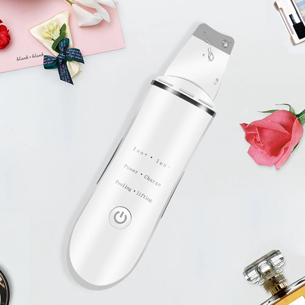 Deep Peeling Skin Scrubber Exfoliating Ultrasonic Blackhead USB Charging Machine Facial Cleaner Reduce Wrinkles Remove Dirt