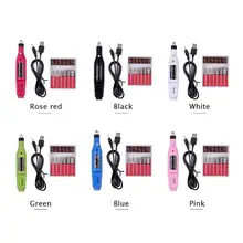 Мини электрический шлифовальный станок для ногтей Гель-лак для удаления маникюра шлифовальный фрезерный роторный гравировальный карандаш DIY Набор