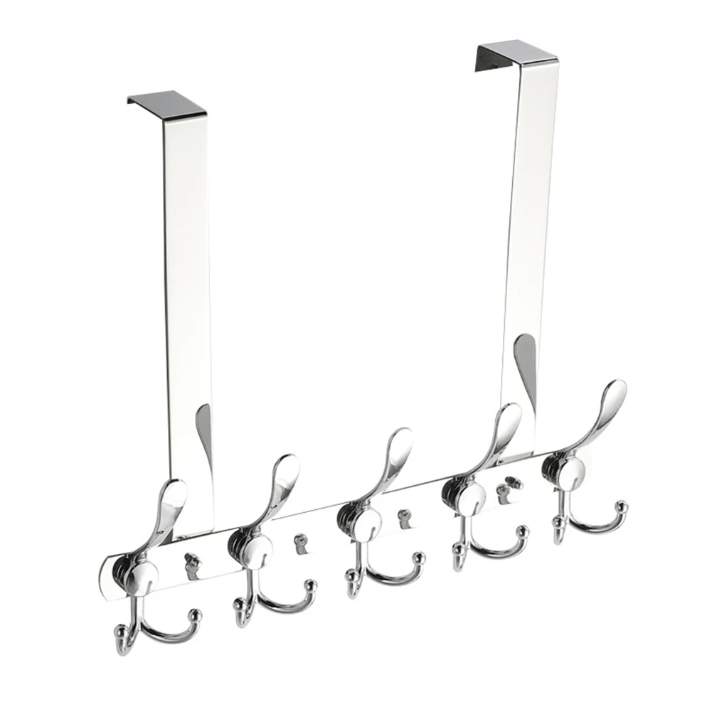 Bathroom Hanger Home Organizer For Hanging Coats Rustproof Stainless Steel Storage Holder Towel Rack Over The Door Hook Hooks Rails Aliexpress