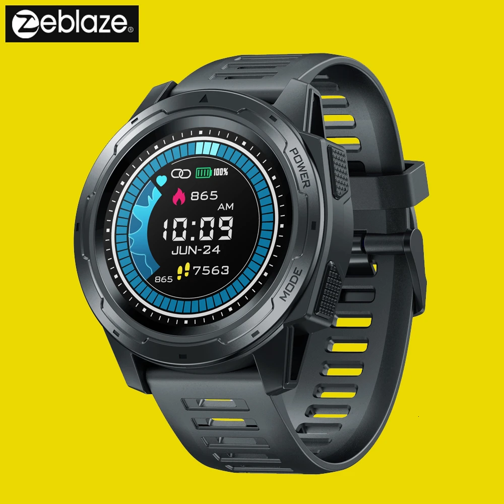 

Zeblaze VIBE 5 PRO Color Touch Display Smartwatch Heart Rate Multi-sports Tracking Smartphone With Notifications WR IP67 Watch