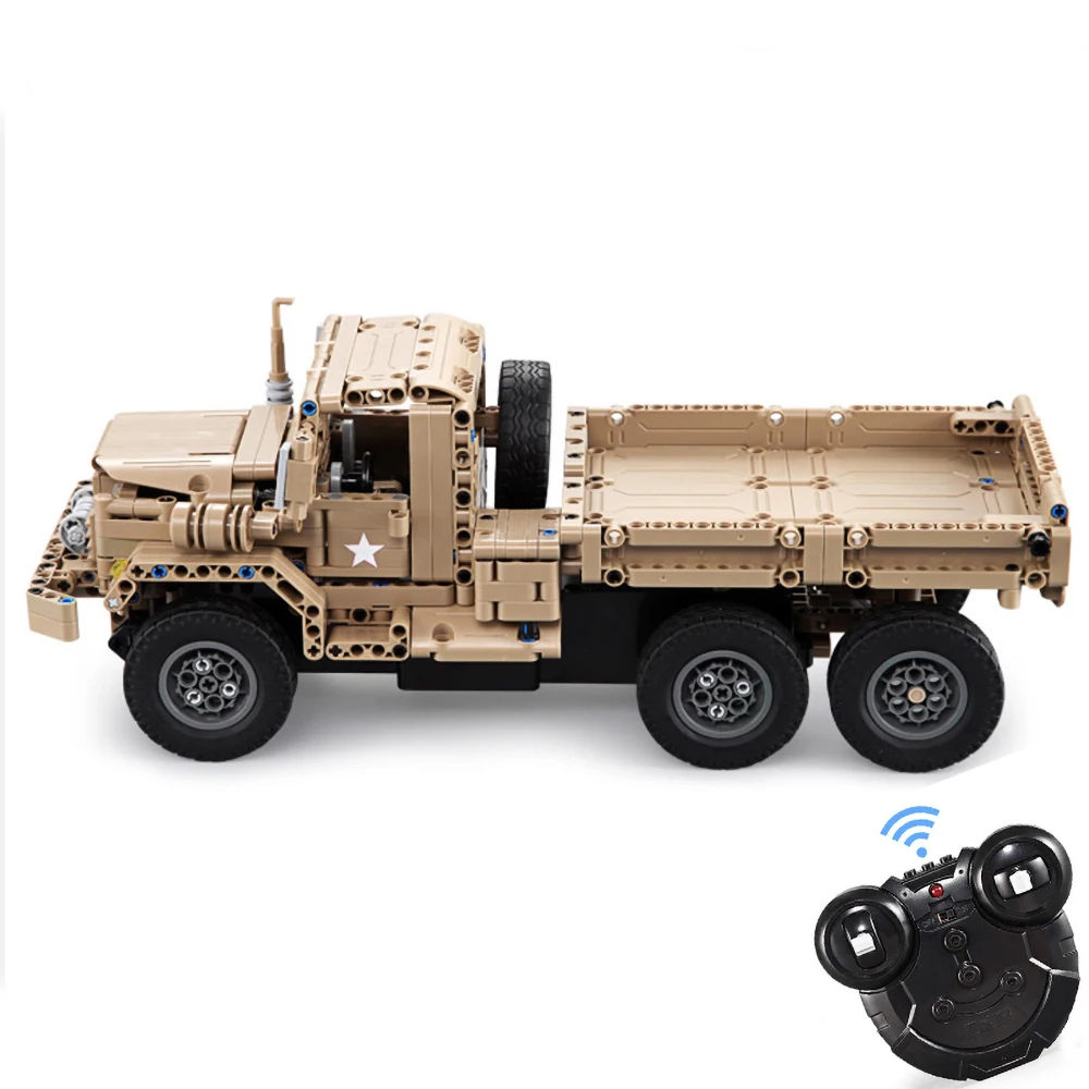 Новейший Cada DOUBLE E 545 шт 2,4G RC военные строительные блоки для грузовиков, кирпичи, техника, автомобиль для детей, сделай сам, сборная радиоуправляемая игрушка для детей, подарок