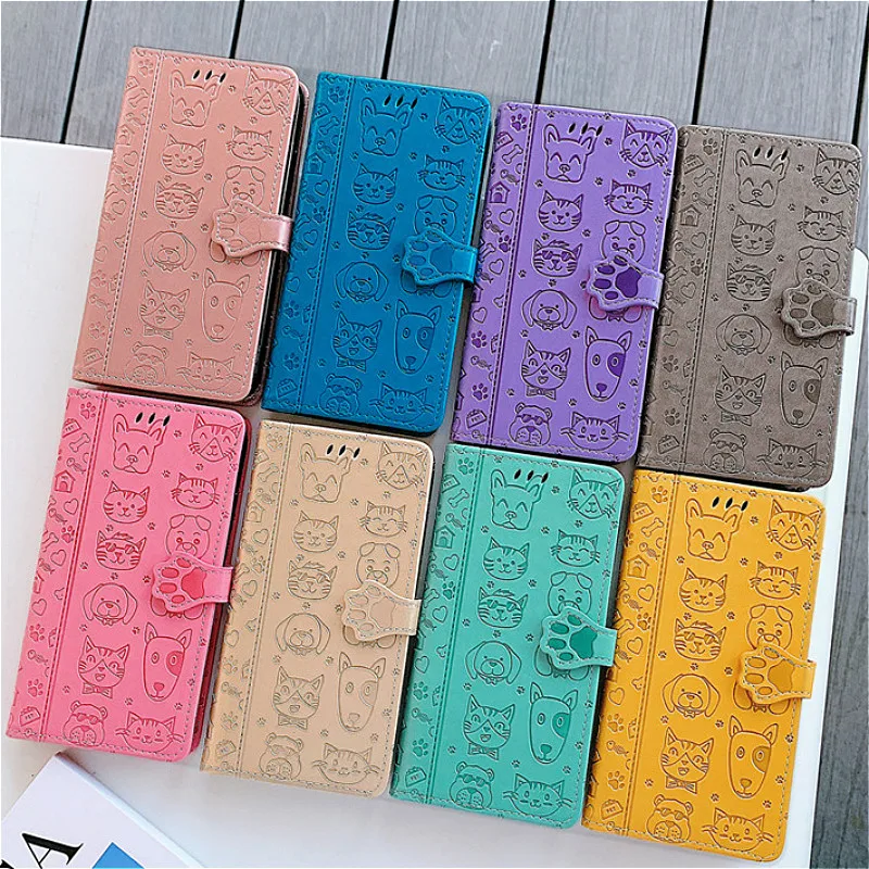 3D Cartoon Nette Leder Flip Fall Für Huawei Ehre 20 Pro 20S 10i 20 Nova 5T Brieftasche Fall für Huawei P30 Lite Mate 30 Pro Abdeckung