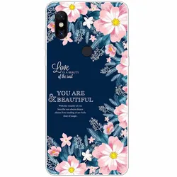 Soft Cover TPU Silicone Print Clear Bumper Case for Xiaomi Mi Mix2S (45)