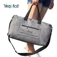 Yeqofcd дорожные бизнес пляжные выходные сумки Складная сумка на плечо водонепроницаемый вещевой мешок большой емкости багажные сумки Оксфорд