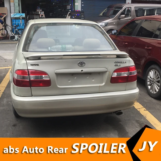 Спойлер для TOYOTA corolla 1998 2003 спойлер высококачественный материал из АБС пластика