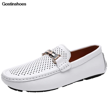 

men's Shoes Scarpe Uomo Size Genuine Leather Drivers Sapatos Cuir Zapatos Hombre